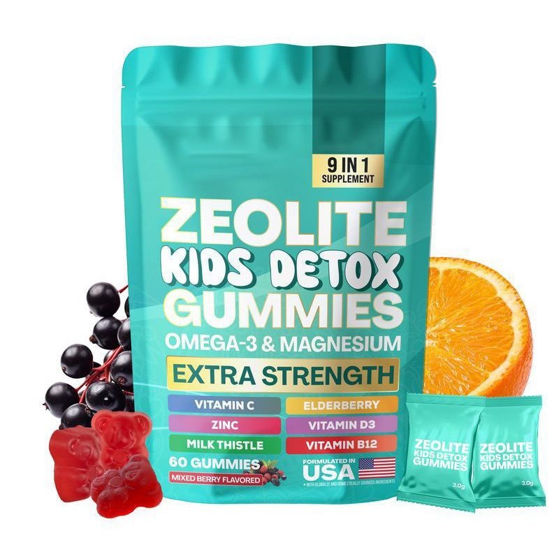 キッズオメガ3マグネシウムグミ（エルダーベリー、ビタミンC、 - Nutrition Zinc のレビューと価格