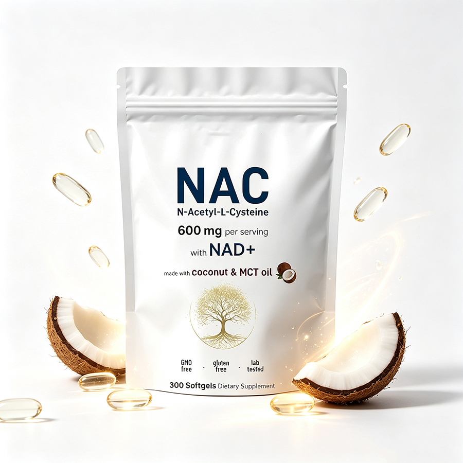 NAC 600mgソフトジェル（NAD+ココナッツMCTオイ - Mct Oil Coconut のレビューと価格